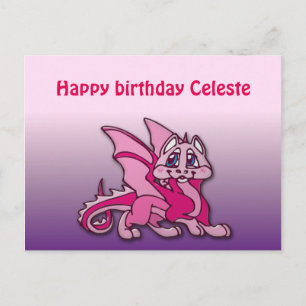 Pynky der Drache Postkarte