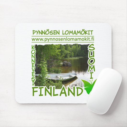Pynnösen Lomamökit mousepad (Mit Mouse)