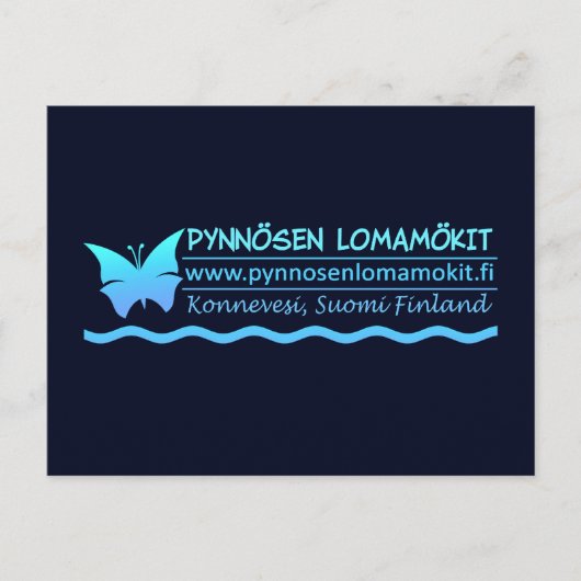 Pynnous Lomamökit postcard - anpassen Postkarte (Vorderseite)
