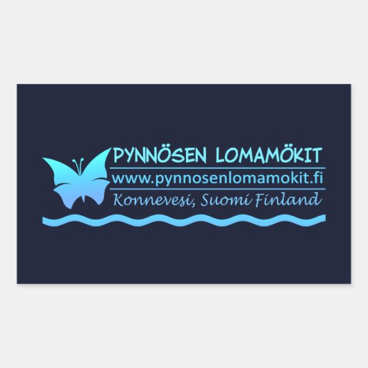 Pynnous Lomamökit stickers - anpassen (Vorderseite)