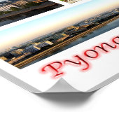 Pyongyang - Nordkorea - Mosaik - Poster (Ecke)