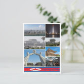 Pyongyang - Nordkorea - Postkarte (Stehend Vorderseite)