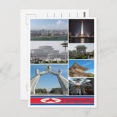 Pyongyang - Nordkorea - Postkarte (Vorne/Hinten)