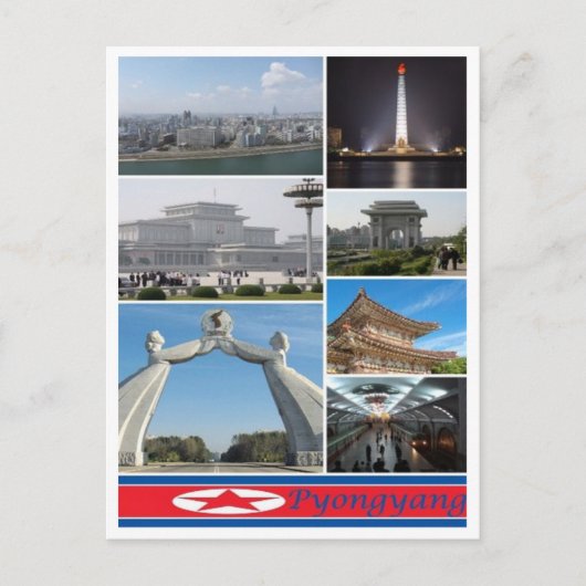 Pyongyang - Nordkorea - Postkarte (Vorderseite)