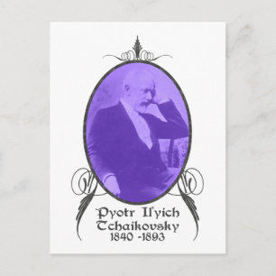 Pyotr Il'yich Tchaikovsky Postkarte