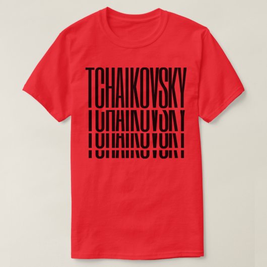 Pyotr Ilyich Tschaikovsky T-Shirt (Design vorne)