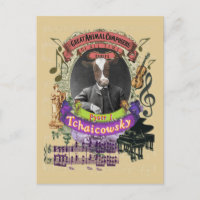 Pyotr Tchaicowsky Cow Animal Composer Tchaikovsky
