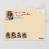 Pyotr Tchaicowsky Cow Animal Composer Tchaikovsky Postkarte (Rückseite)