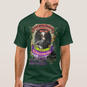 Pyotr Tchaicowsky Tchaikovsky Cow al Music T-Shirt