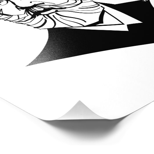 Pyotr Tchaikovsky Fotodruck (Ecke)