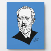 Pyotr Tchaikovsky Fotoplatte (Vorderseite)