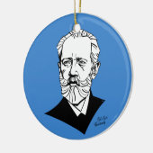 Pyotr Tchaikovsky Keramik Ornament (Links)
