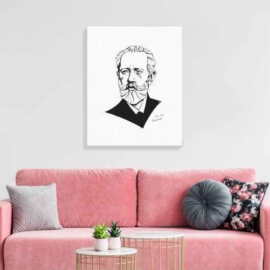 Pyotr Tchaikovsky Leinwanddruck (Insitu (Wohnzimmer))