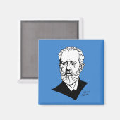 Pyotr Tchaikovsky Magnet (Vorderseite/Rückseite)