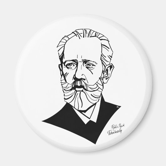 Pyotr Tchaikovsky Magnet (Vorne)