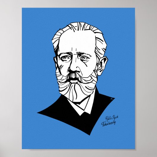 Pyotr Tchaikovsky Poster (Vorne)