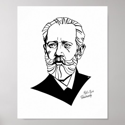 Pyotr Tchaikovsky Poster (Vorne)