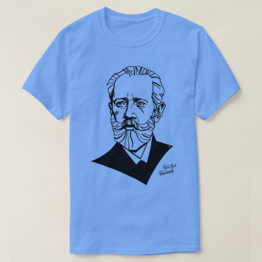 Pyotr Tchaikovsky T-Shirt (Design vorne)