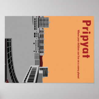 Pypyat Propaganda-Stil-Poster Poster