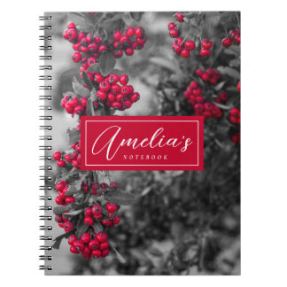 Pyracantha-Beeren-Spiralblock Notizblock