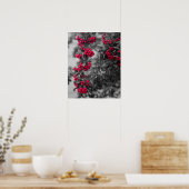 Pyracantha-Beeren-Wandkunstposter Poster (Küche)