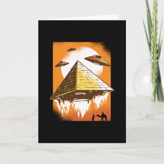Pyramid Alien Invader Karte (Vorderseite)