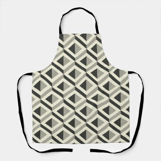 Pyramid Cube All-Over Print Schürze (Vorderseite)