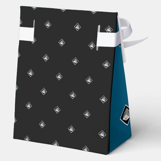 Pyramid Cube Blk Aquamarin Geschenkschachtel (Rückseite)