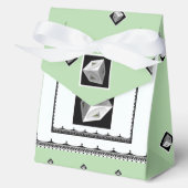 Pyramid Cube Blk White Minze Green Geschenkschachtel (Vorderseite)