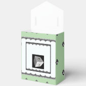 Pyramid Cube Blk White Minze Green Geschenkschachtel (Offen)