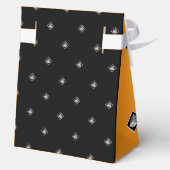 Pyramid Cube Blk White Orange Geschenkschachtel (Rückseite)