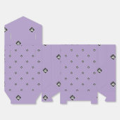 Pyramid Cube Repeat Lilac Geschenkschachtel (Ungefaltet)