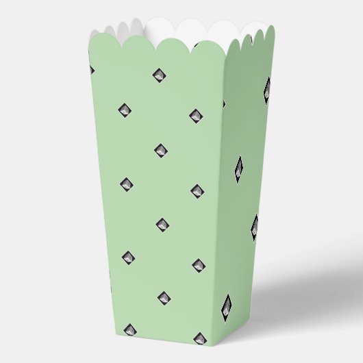 Pyramid Cube Repeat Mint Green Geschenkschachtel (Rückseite)