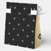 Pyramid Cube Schwarz-weiß Creme Geschenkschachtel (Rückseite)