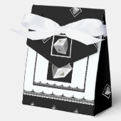 Pyramid Cube Schwarz-weiß Geschenkschachtel (Vorderseite)