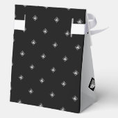 Pyramid Cube Schwarz-weiß Grau Geschenkschachtel (Rückseite)