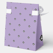 Pyramid Cube Schwarz-weiß Lilac Geschenkschachtel (Rückseite)