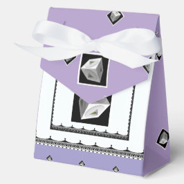 Pyramid Cube Schwarz-weiß Lilac Geschenkschachtel