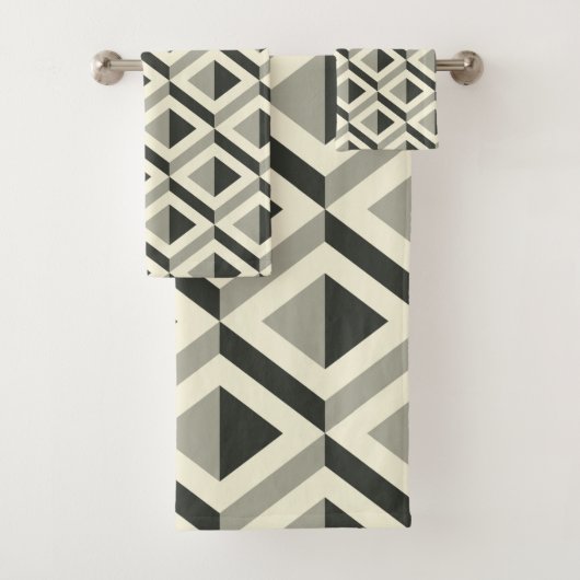 Pyramid Cube Towel Badhandtuch Set (Insitu)