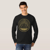 Pyramid Esoteric Occult Alchemy Mystic Magic Sacre T-Shirt (Vorne ganz)