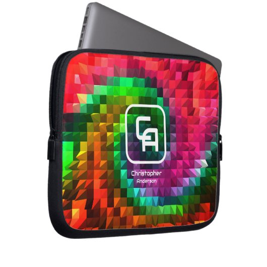 Pyramid Factor Multicolors Electronics Bag Laptopschutzhülle (Vorne Rechts)