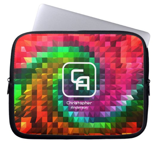 Pyramid Factor Multicolors Electronics Bag Laptopschutzhülle (Vorderseite)