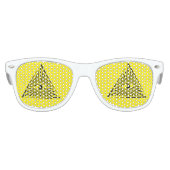 PYRAMID ILLUMINATI AUGEN. ENIGMATISCHE AUGEN. PARTYBRILLE (Vorderseite)
