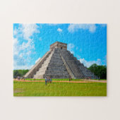 Pyramid Kukulcan Chichenitzá Mexiko. Puzzle (Horizontal)
