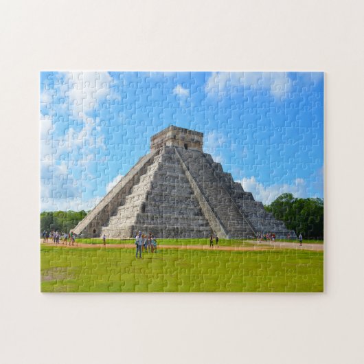 Pyramid Kukulcan Chichenitzá Mexiko. Puzzle (Horizontal)