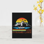 Pyramid Lake California Karte (Gelbe Blume)