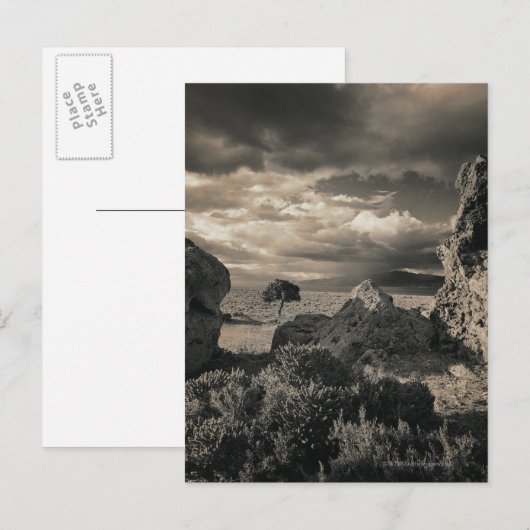 Pyramid Lake, Nevada 2 Postkarte (Vorne/Hinten)