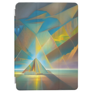 Pyramid Landscape Geometric Abstract Design iPad Air Hülle