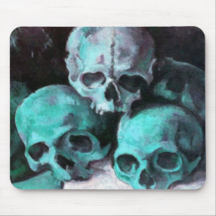 Pyramid of Skulls After Cezanne Mousepad