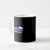 Pyramid Peak Bagger New York NY Climbing Hiking Kaffeetasse (Vorderseite Links)